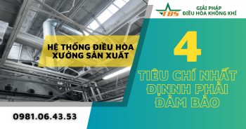 Hệ thống điều hòa xưởng sản xuất