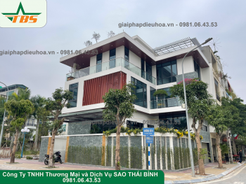 Cung cấp, lắp đặt Hệ thống điều hòa không khí Multi âm trần nối ống gió DaiKin Biệt thự Chú Thành Thái Bình